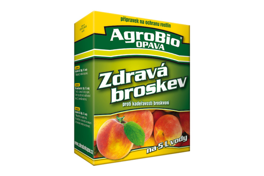 Zdravá broskev souprava obrázek