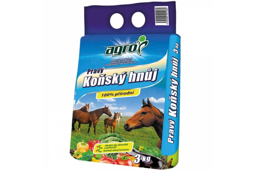 AGRO Koňský hnůj 3 kg obrázek